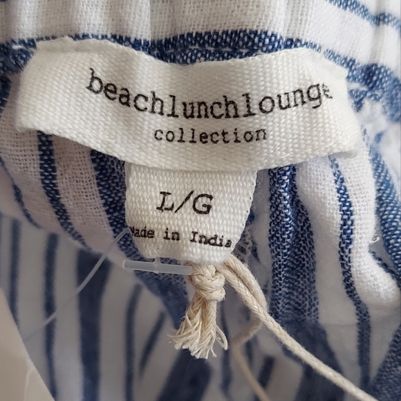beachlunchlounge Bennett Linen Blend Cropped Pants with Pockets - Picture 8 of 13